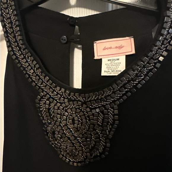 Love...ady Black Halter Sheath Dress - Picture 2 of 3